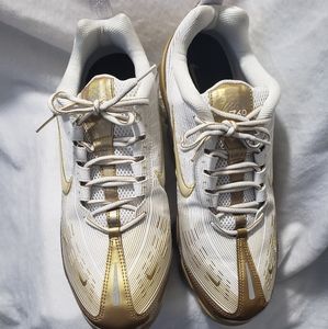 Nike Air VaporMax 360 White and Metallic Gold Men's Shoes Size 15 CK9671-101